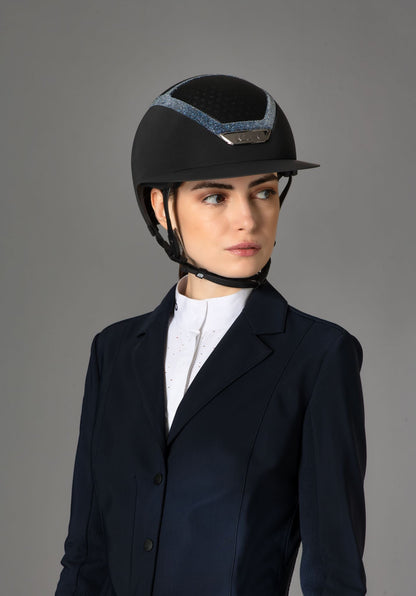 Camiseta técnica Kask Riding Helmet Star Lady Crystal Frame Swarovski detalle 10
