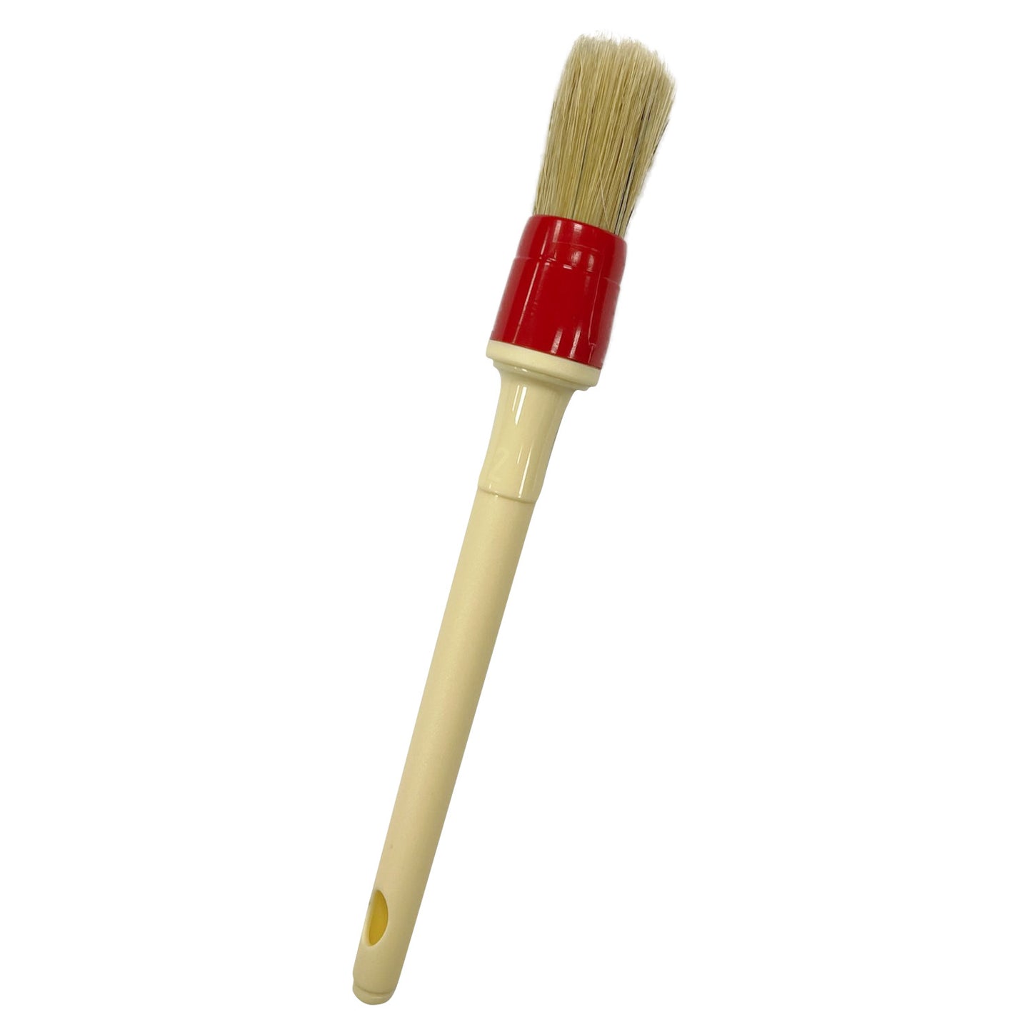 Pincel para cascos superior mango de madera cerdas naturales Umbria Equitazione