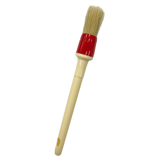 Pincel para cascos superior mango de madera cerdas naturales Umbria Equitazione
