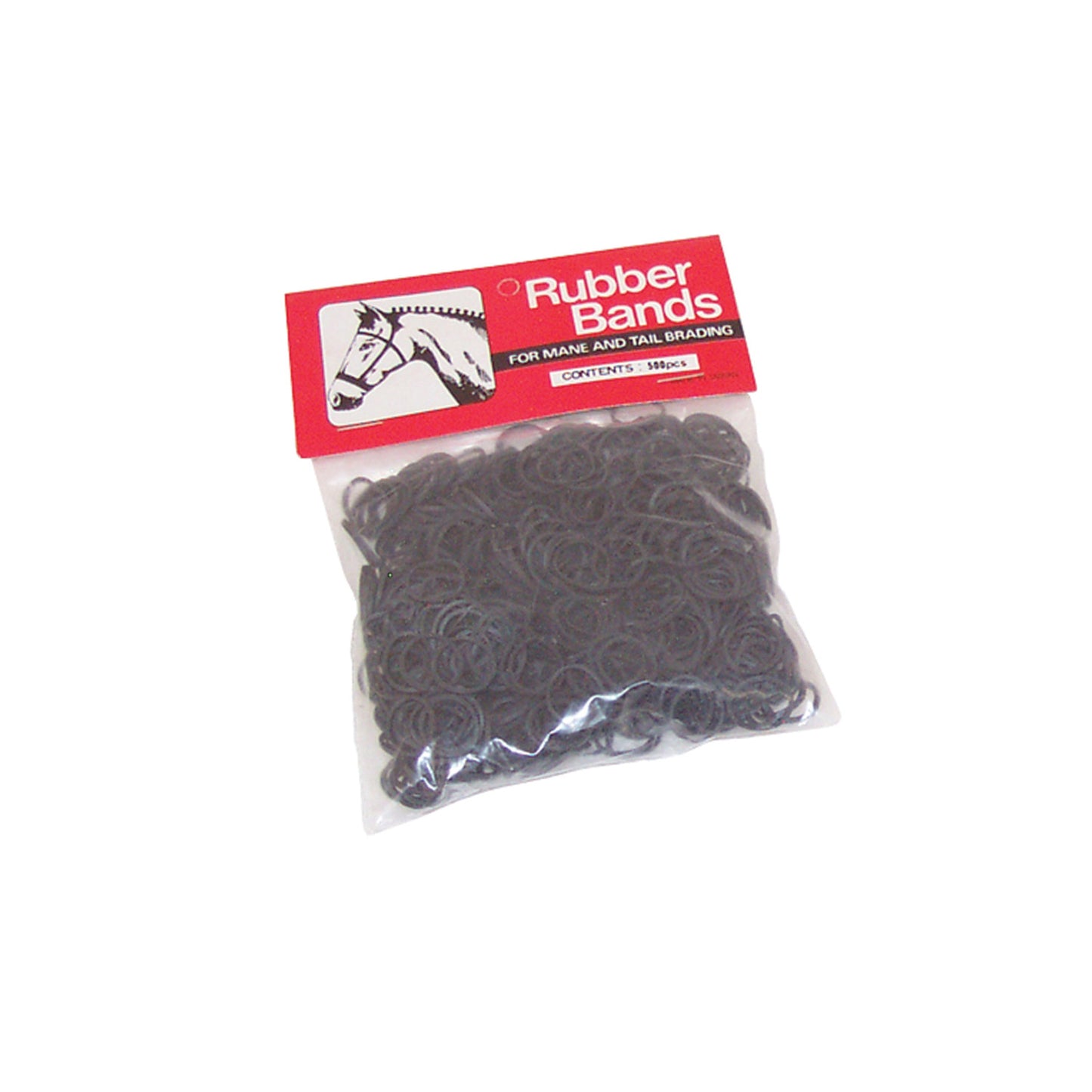 Elásticos para crin Umbria Equitazione - Negro