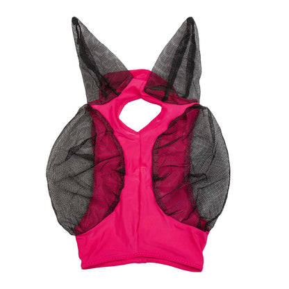 Máscara anti moscas de elastano y red con cubreorejas tech Pro-Tech - Hot Pink