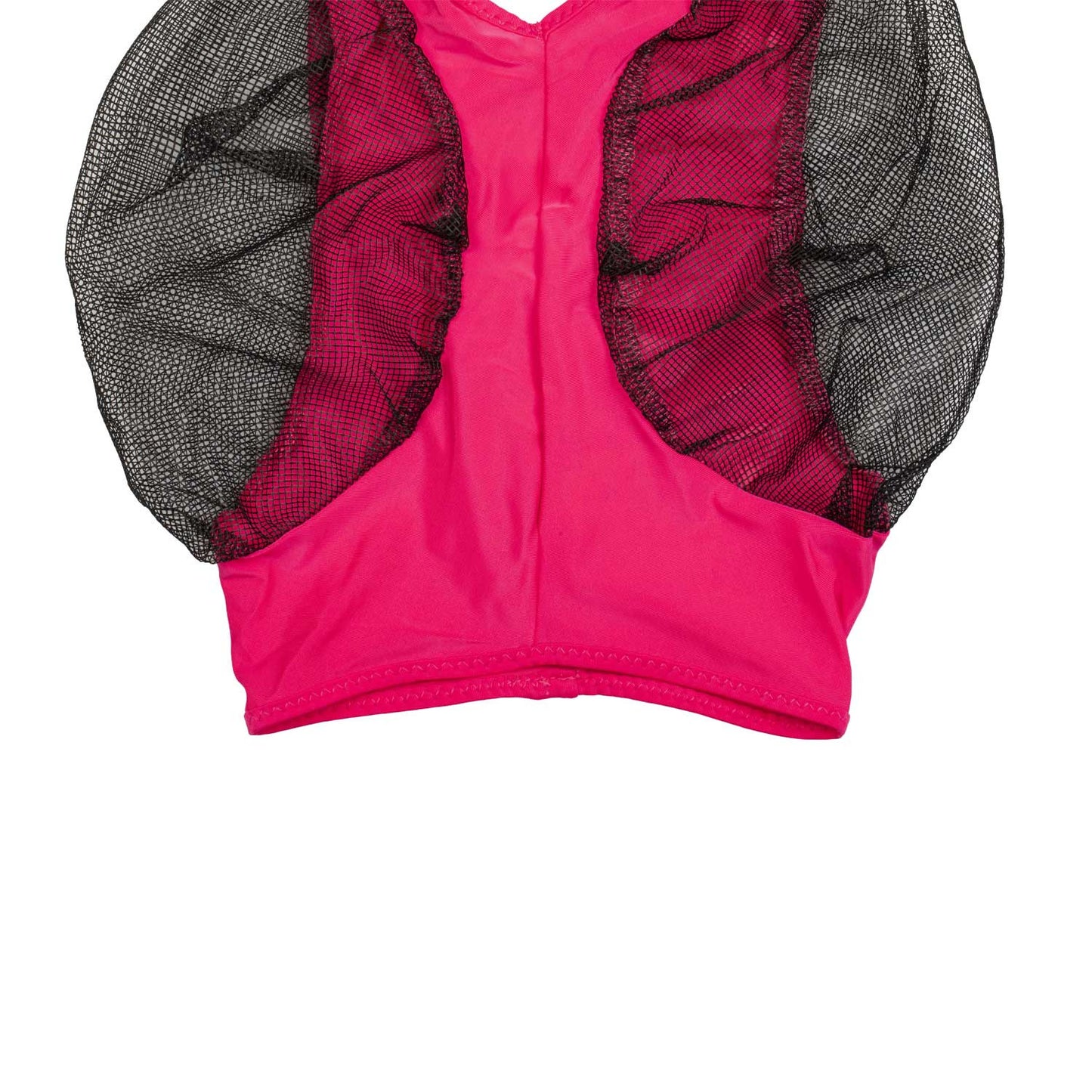 Máscara anti moscas de elastano y red con cubreorejas tech Pro-Tech - Hot Pink