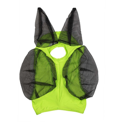 Máscara anti moscas de elastano y red con cubreorejas tech Pro-Tech - Lime