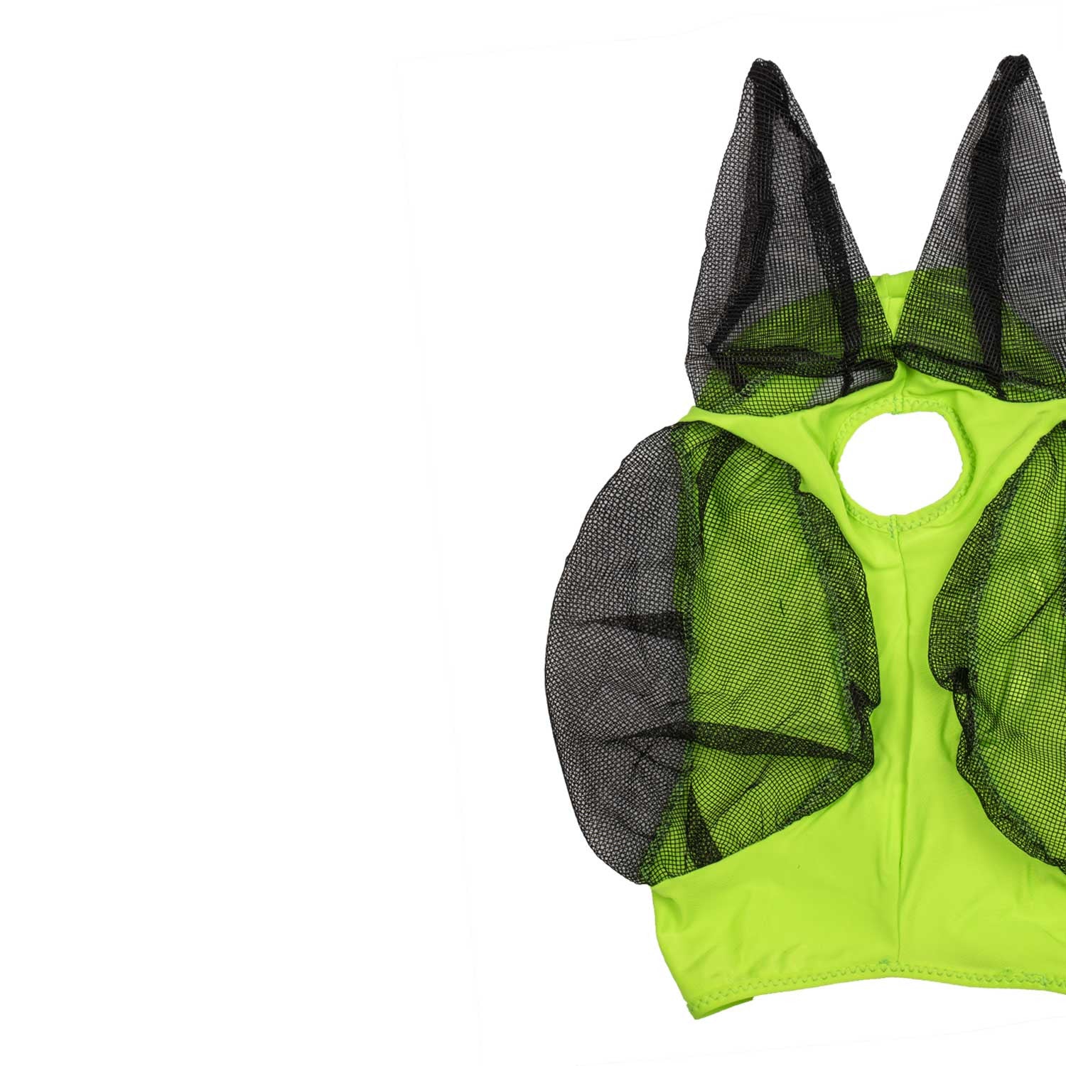 Máscara anti moscas de elastano y red con cubreorejas tech Pro-Tech - Lime