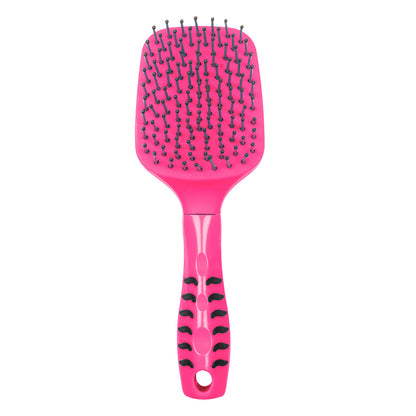 Cepillo para cola y crin con mango ergonómico lima, fucsia, turquesa Umbria Equitazione - Fucsia
