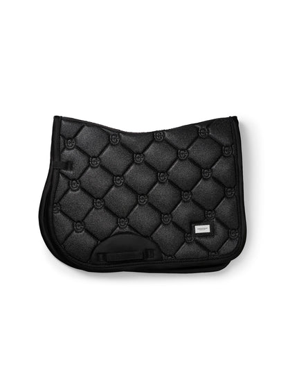 Jump Saddle Pad Glimmer Equestrian Stockholm Jump Saddle Pad All Black Glimmer vista principal