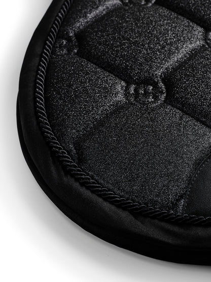 Jump Saddle Pad Glimmer Equestrian Stockholm Jump Saddle Pad All Black Glimmer detalle 3