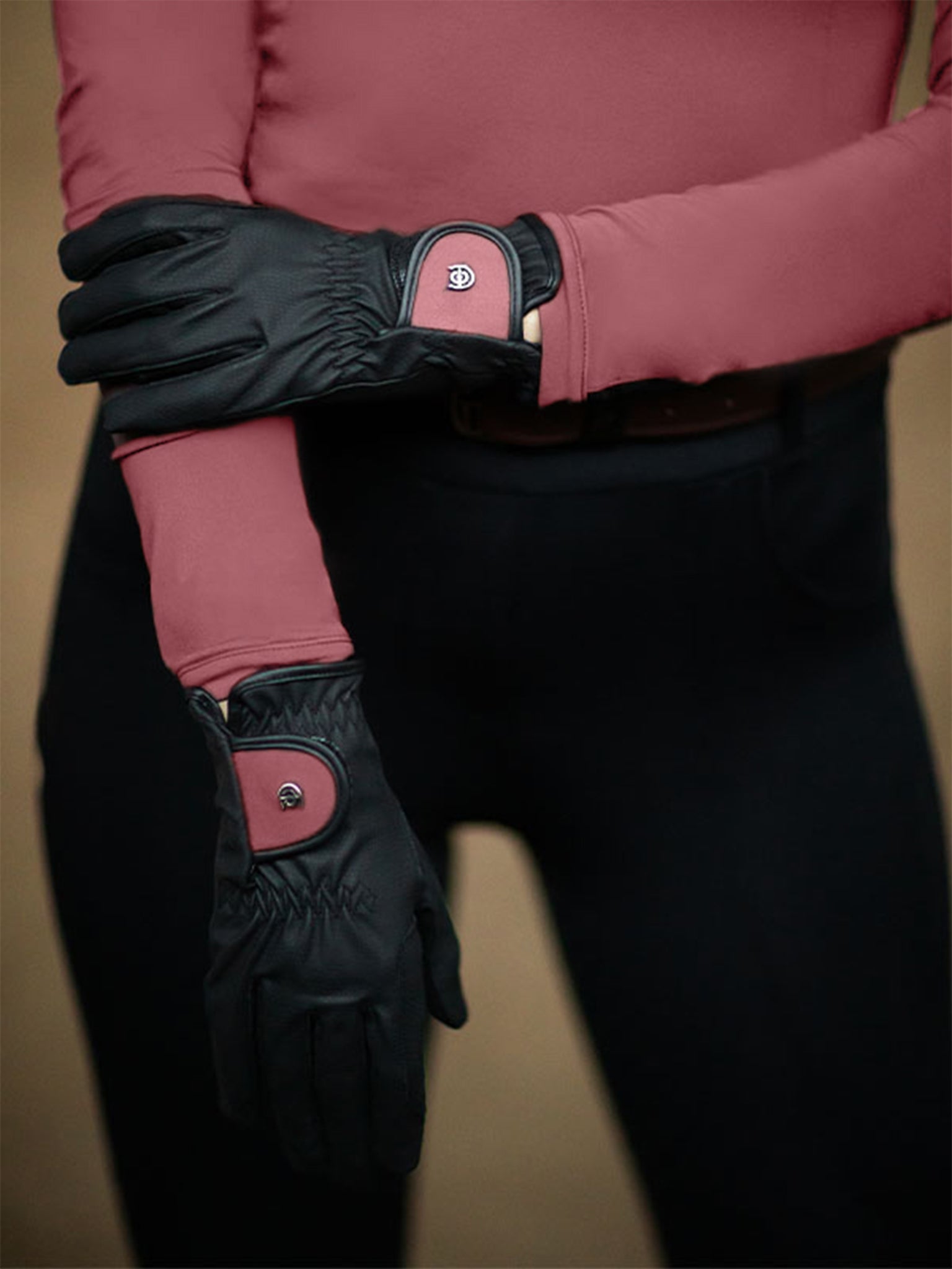 Riding Gloves Motion Equestrian Stockholm Riding Gloves Motion Amber Rose detalle 2