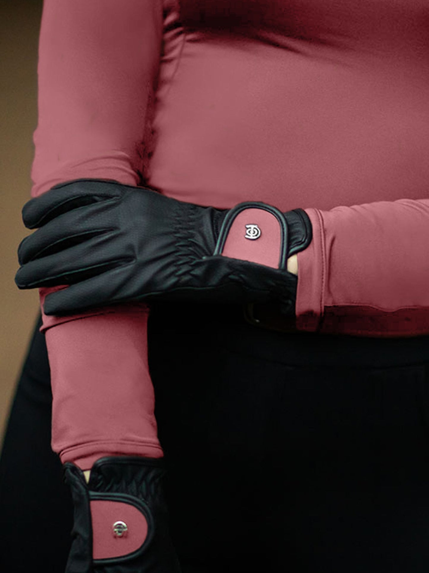 Riding Gloves Motion Equestrian Stockholm Riding Gloves Motion Amber Rose detalle 4