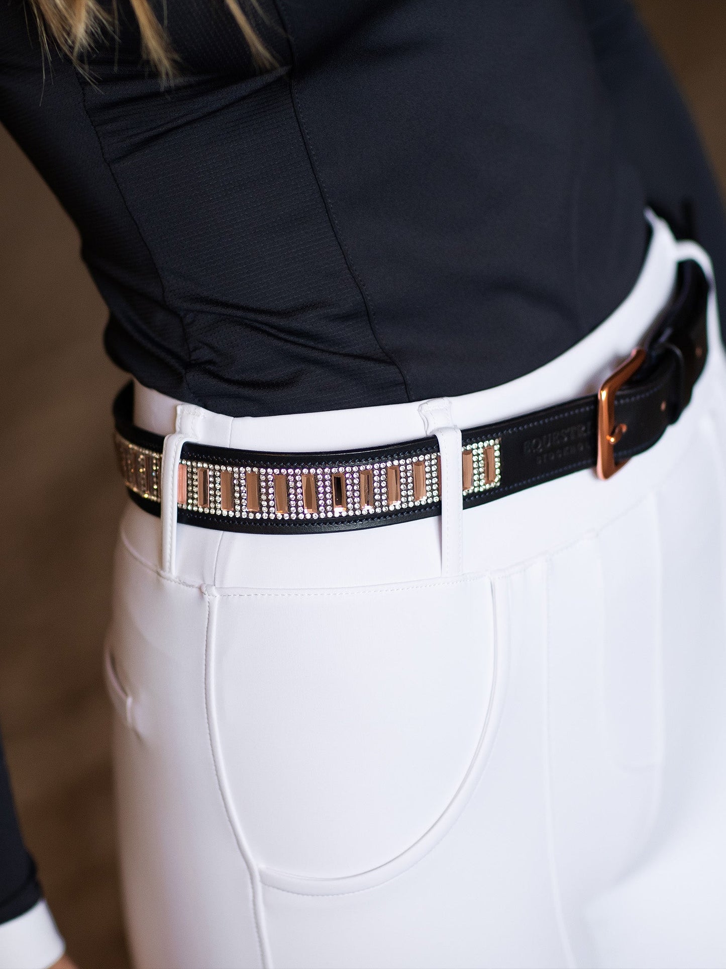 Belt Contest Equestrian Stockholm Belt Contest Dark Ocean detalle 2