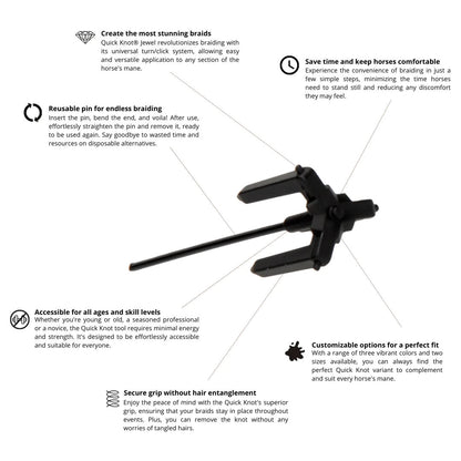 Ayuda Para Trenzado Quick Knot Deluxe Hes-tec-Rincón del Valle