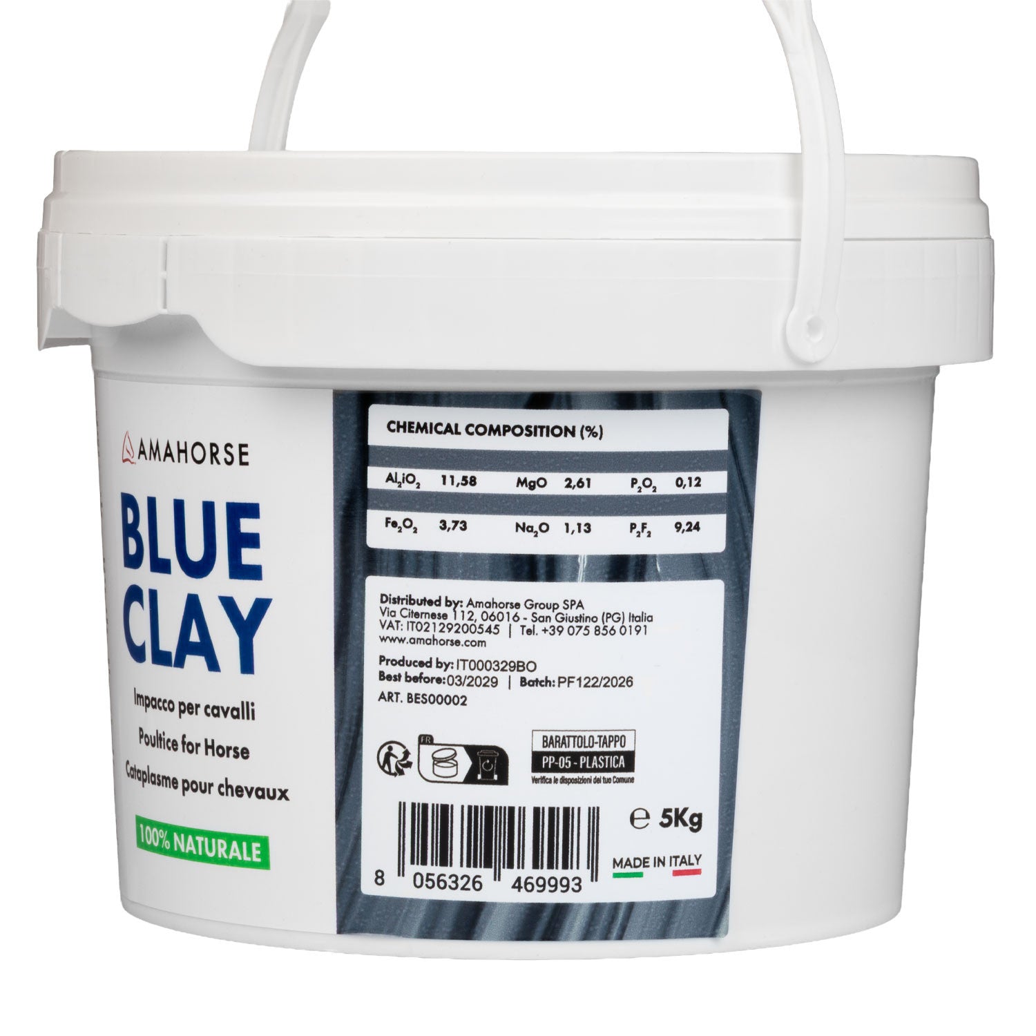 Arcilla azul 100% pura natural (5 kg) Blue Clay