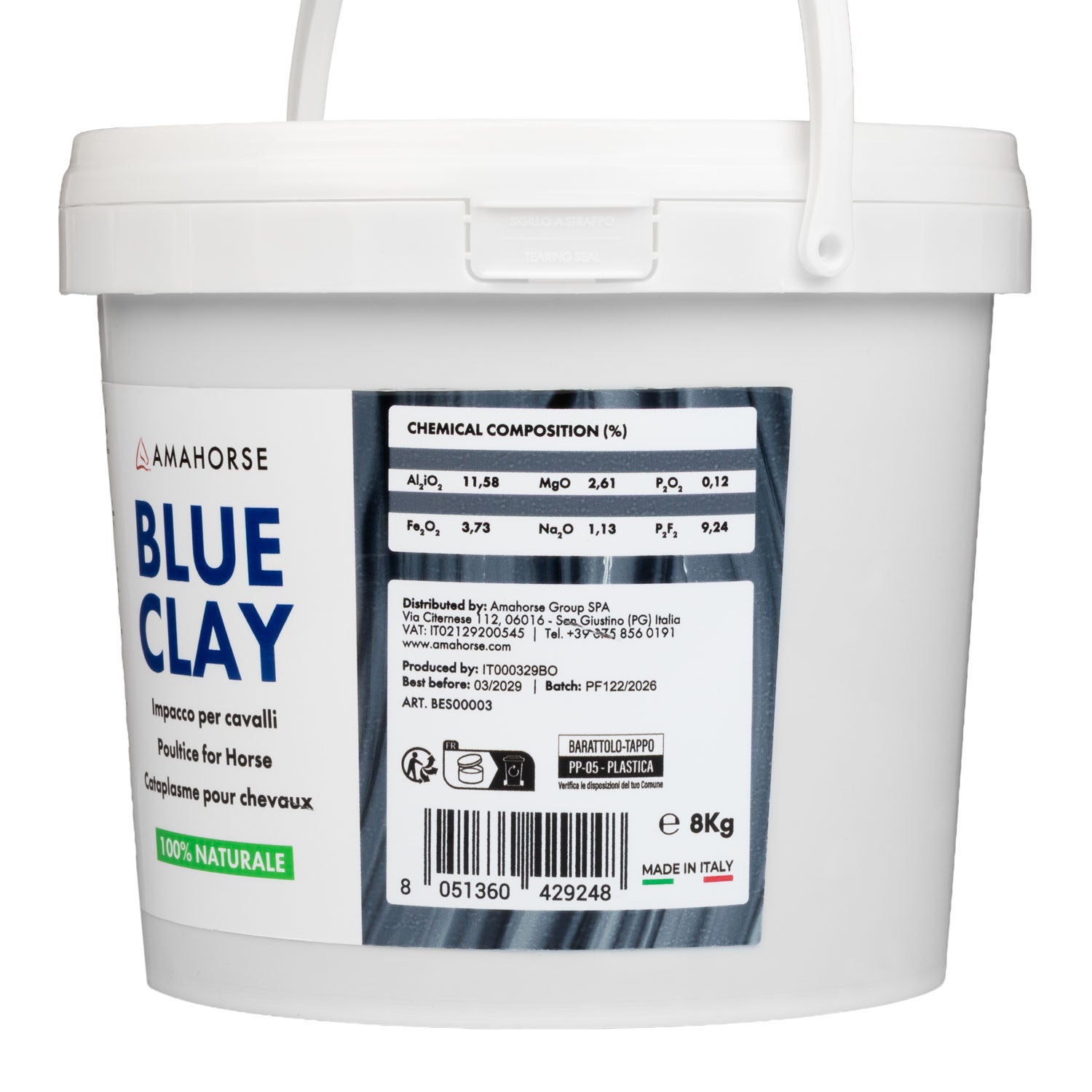 Arcilla azul 100% arcilla natural (8kg) Blue Clay