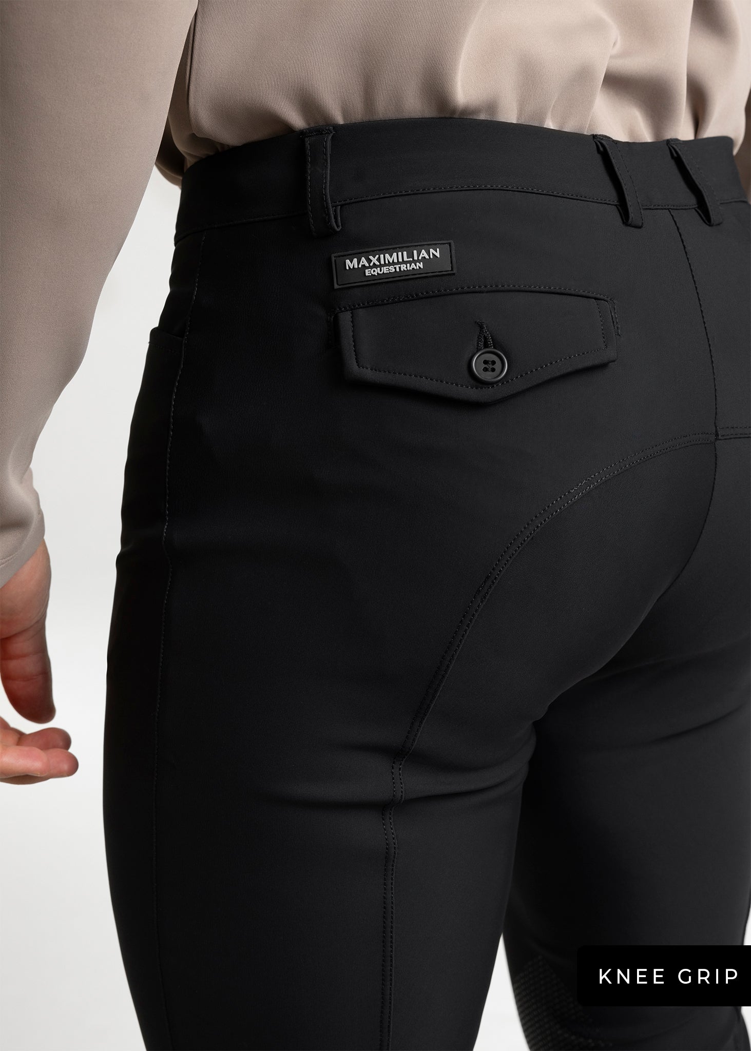 Producto ecuestre Maximilian Equestrian Motion Breeches (Black) detalle 15