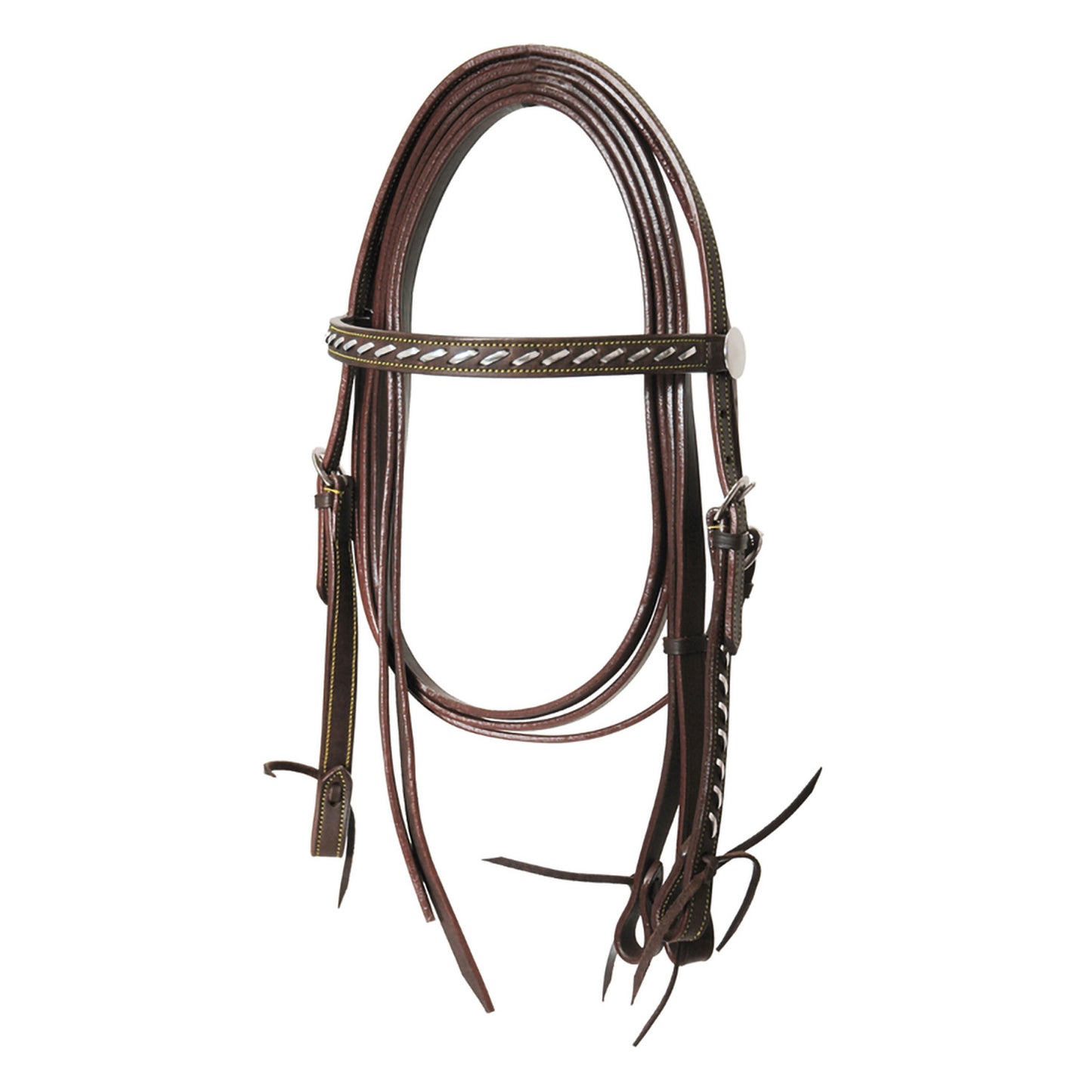 Testera recta Silver Wire con riendas Lakota