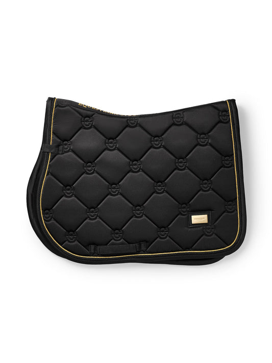 de salto Equestrian Stockholm mantilla de salto Black Gold para equitación