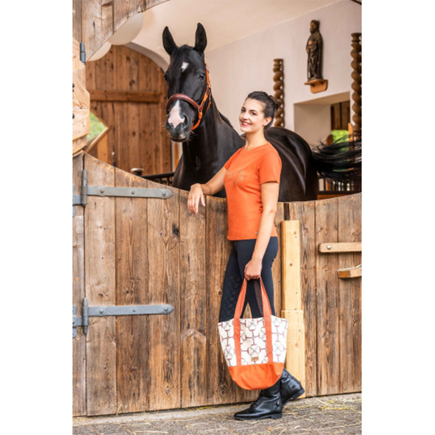 Accesorio ecuestre Bolsa Shopper -Edinburgh- HKM para equitación - vista 3