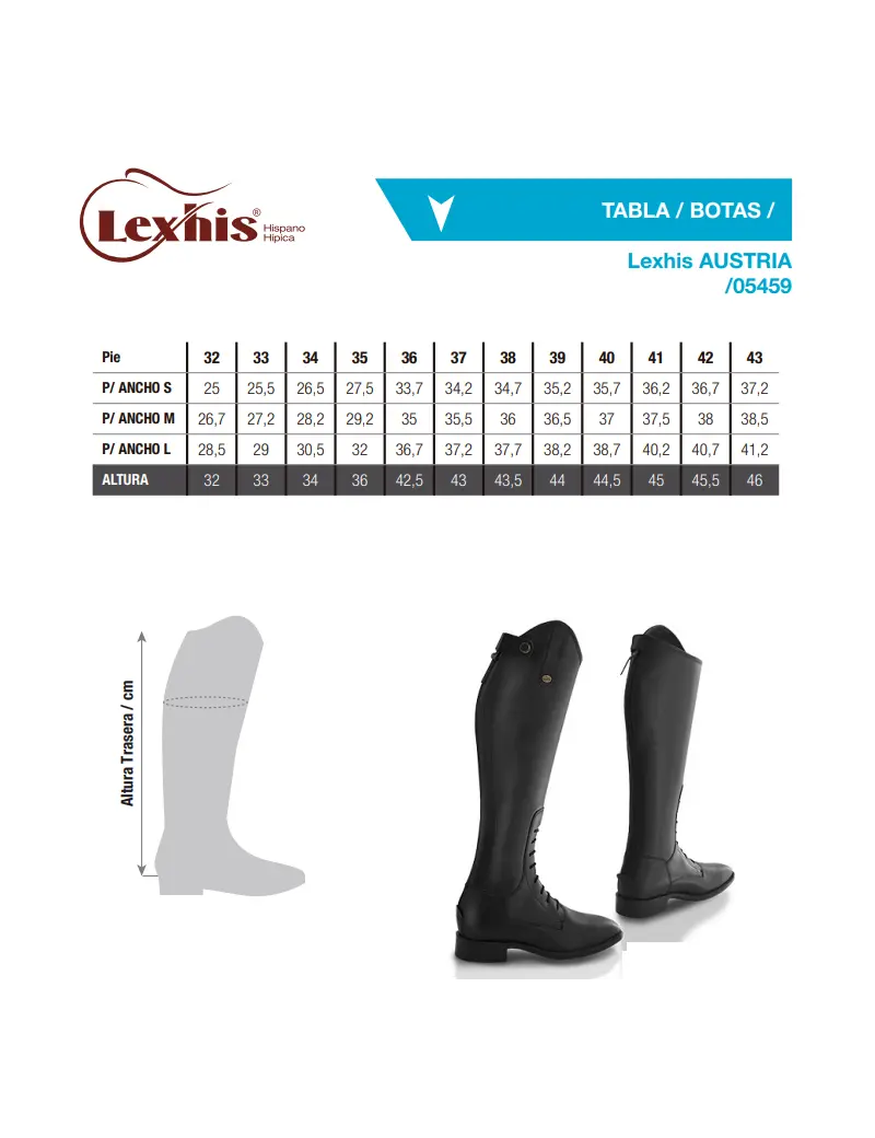 Bota Lexhis Austria-Rincón del Valle