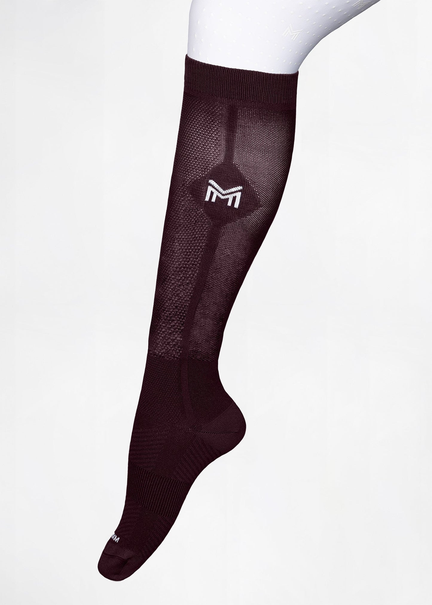 Producto ecuestre Maximilian Equestrian Neo Riding Socks (Burgundy) detalle 3