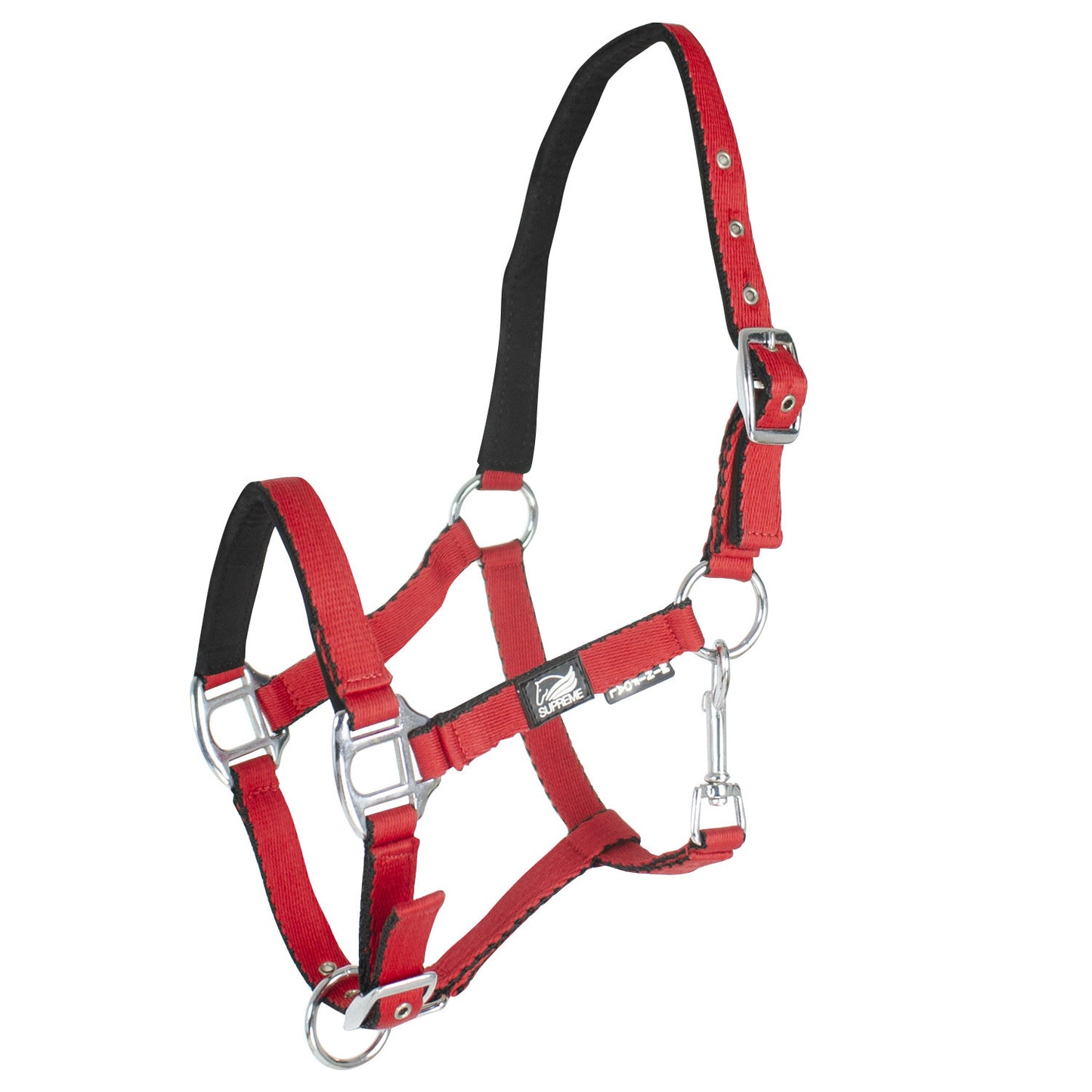 Cabezale potro acolchado soft touch Supreme - Rojo