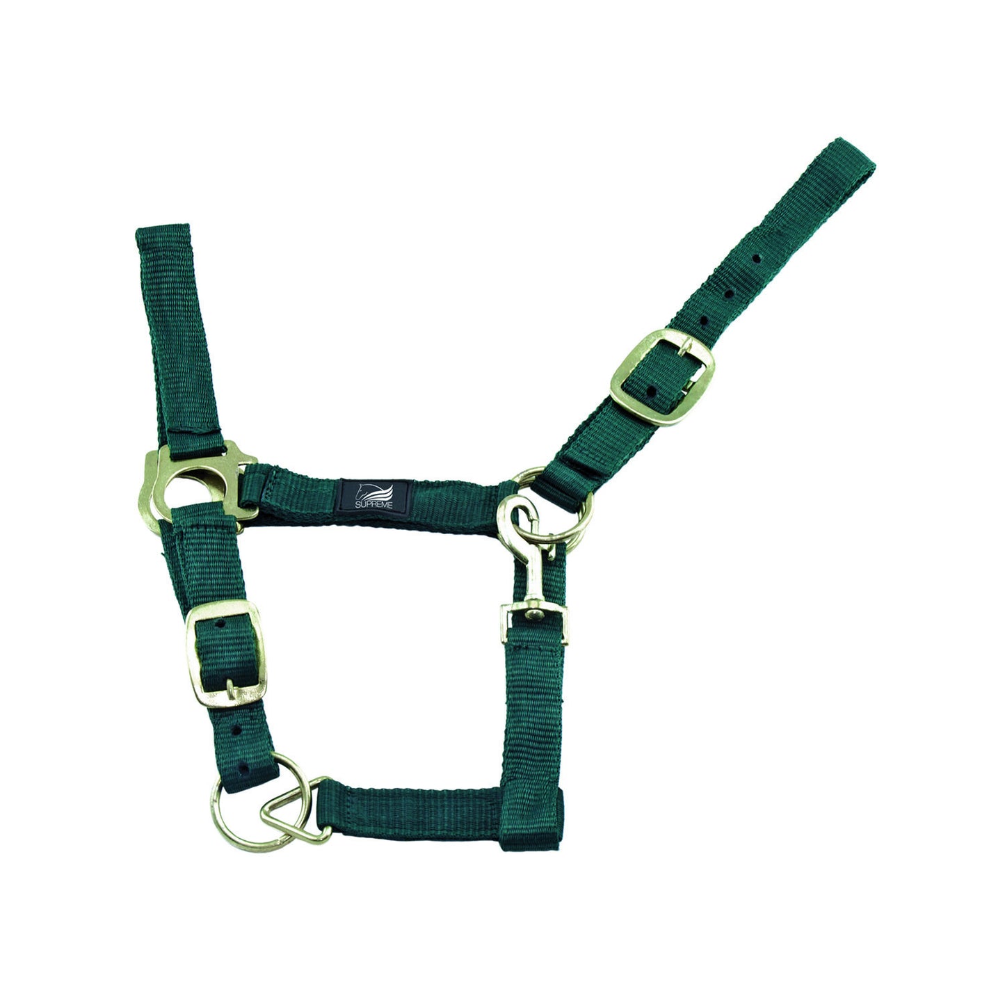 Cabezada de nailon de doble ajuste Supreme - Hunter Green