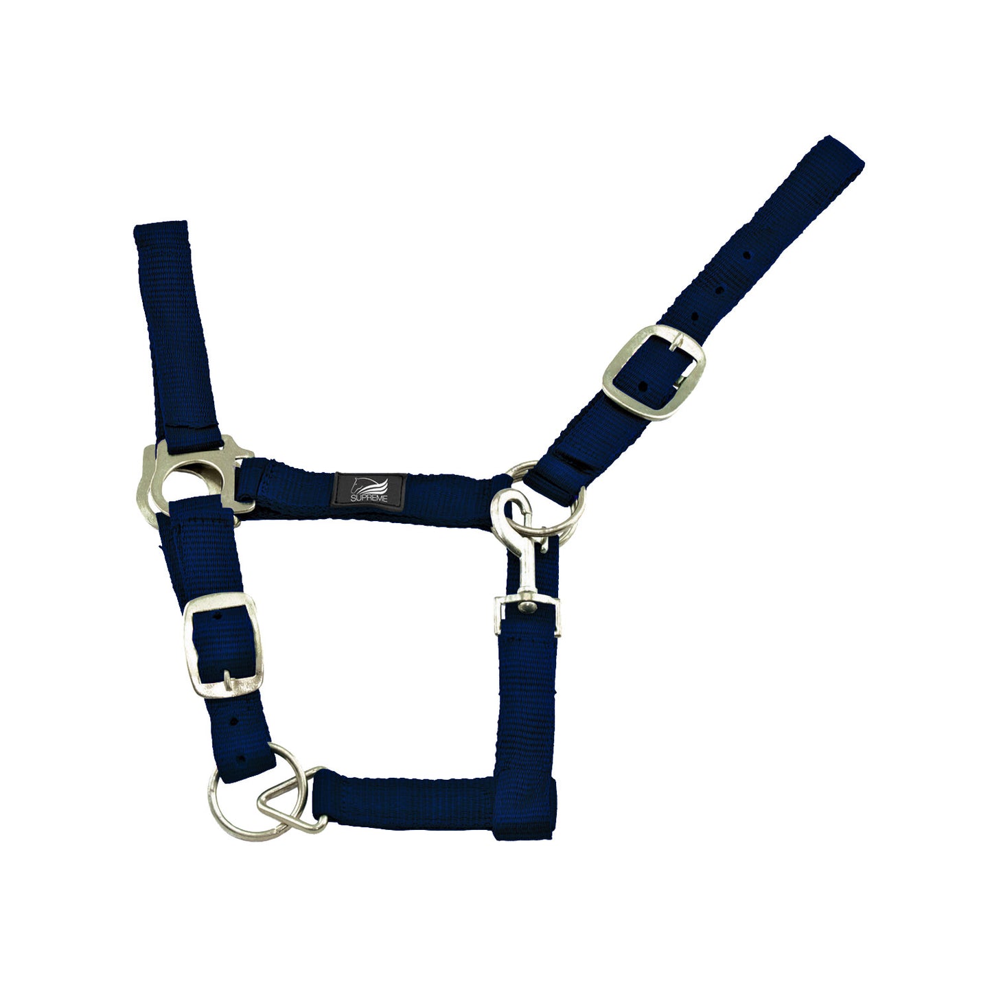 Cabezada de nailon de doble ajuste Supreme - Azul marino