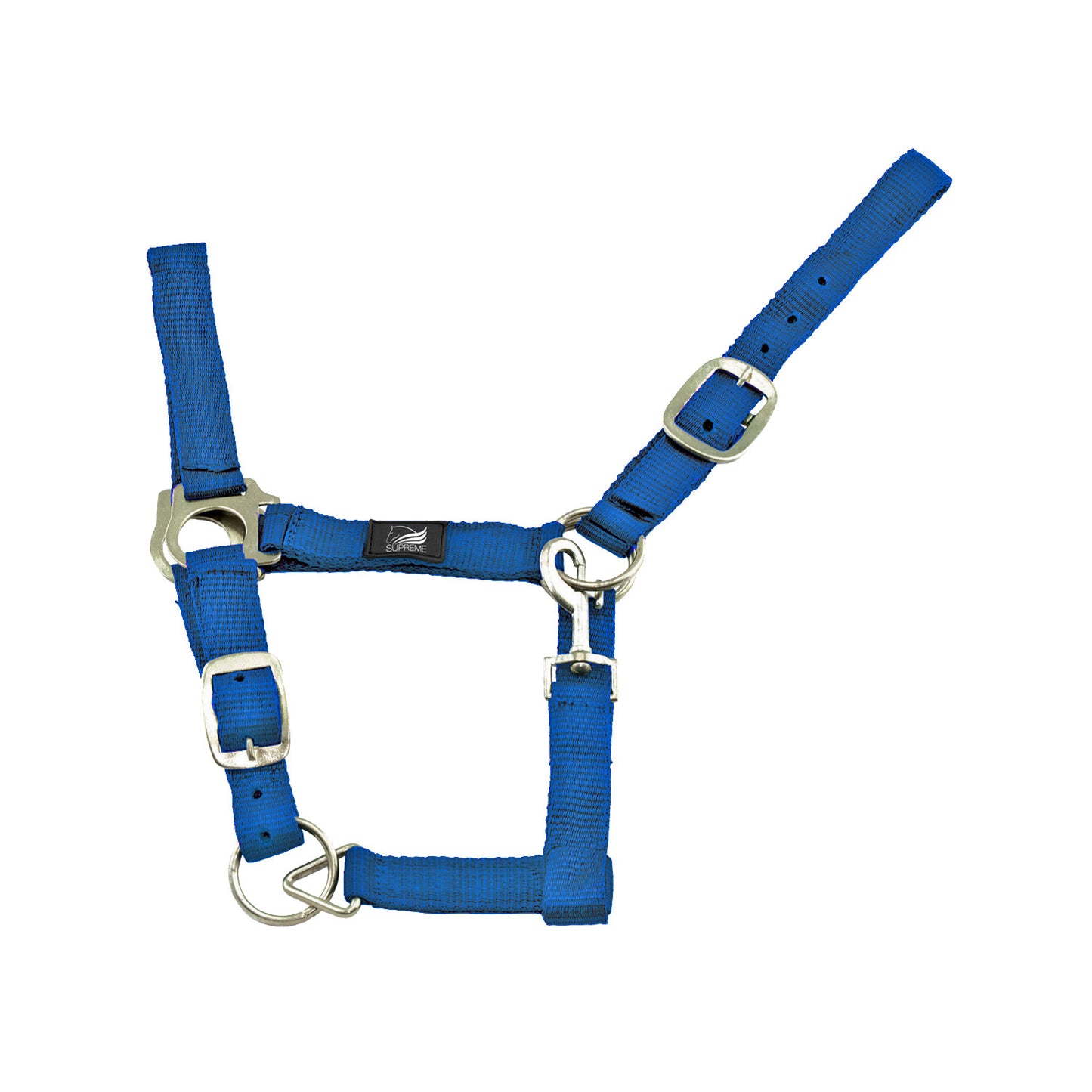 Cabezada de nailon de doble ajuste Supreme - Azul royal
