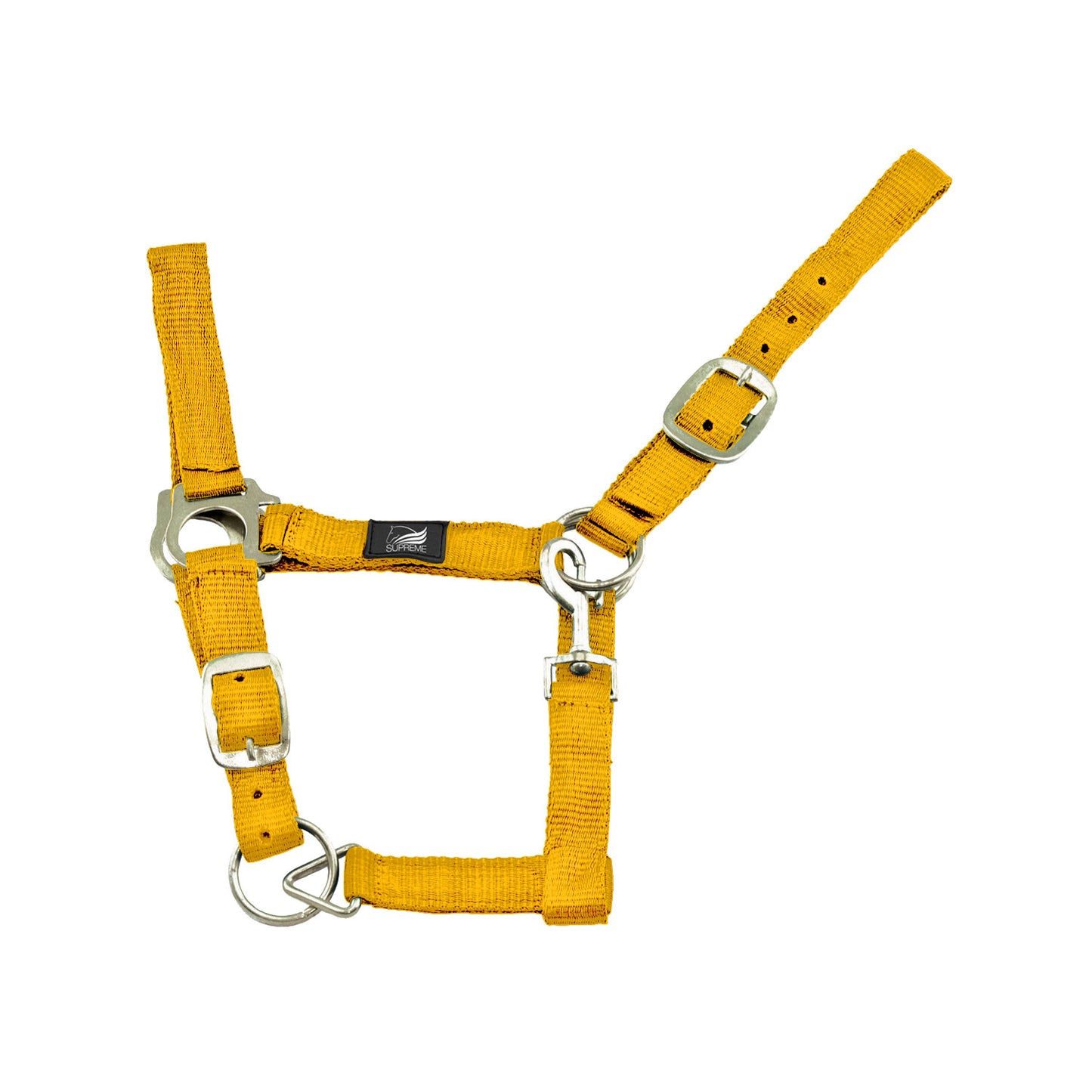 Cabezada de nailon de doble ajuste Supreme - Amarillo