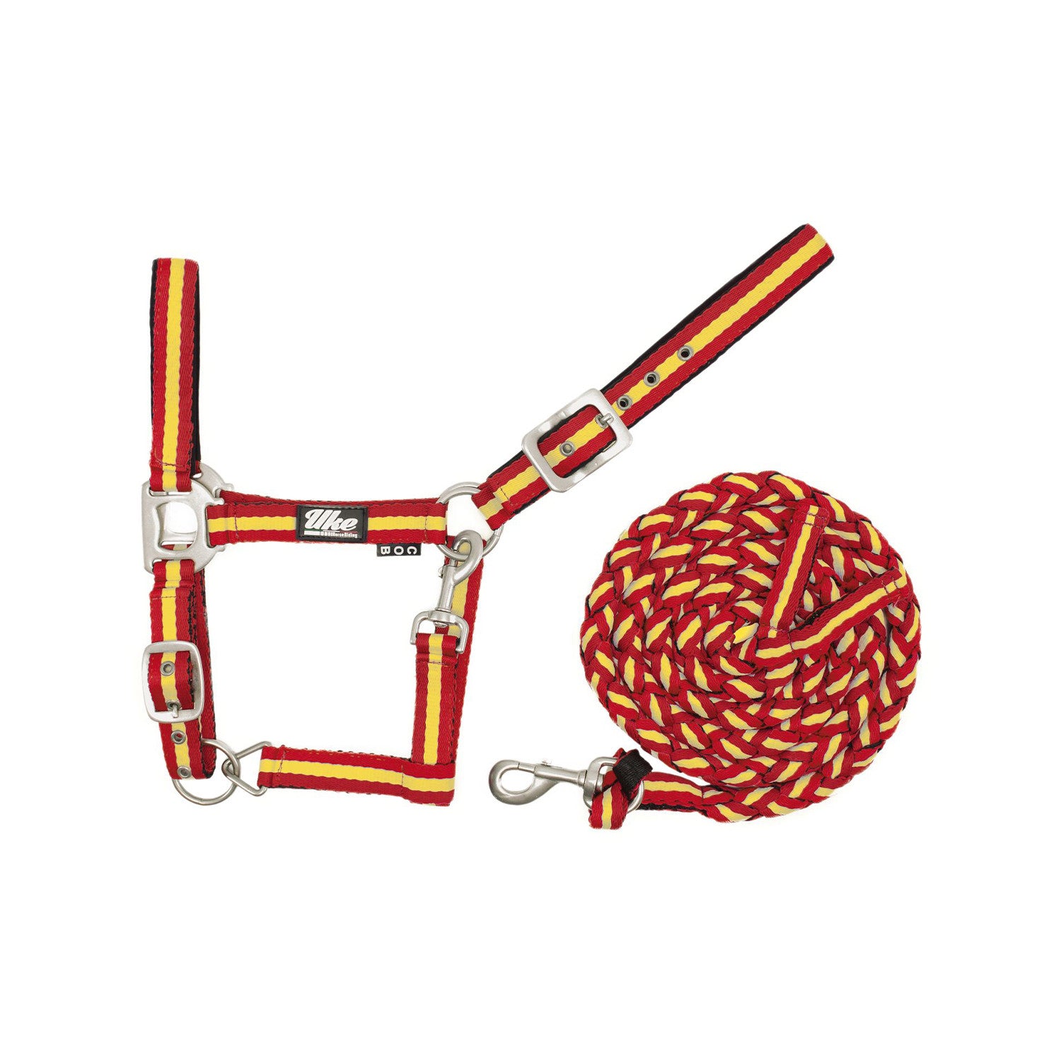 Cabezada de nailon tricolor con ramal Supreme