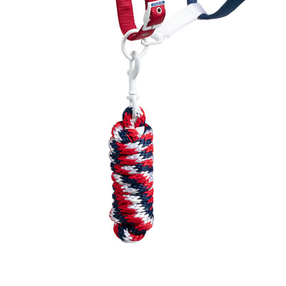 Cabezada de nailon USA con ramal Pool's - Usa Flag
