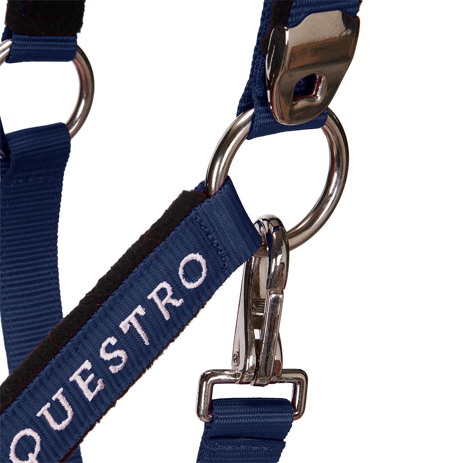 Cabezada doblemente regulable acolchada Equestro - Azul marino
