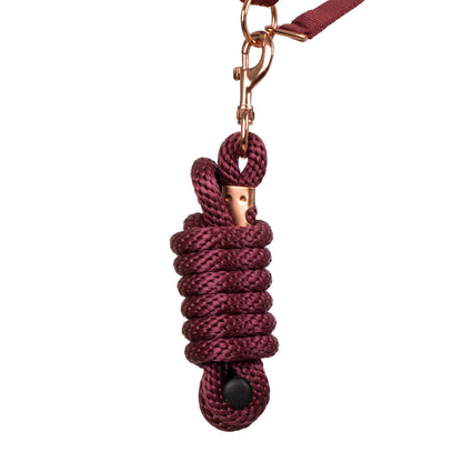 Cabezada de nailon línea rose gold Supreme - Burdeos