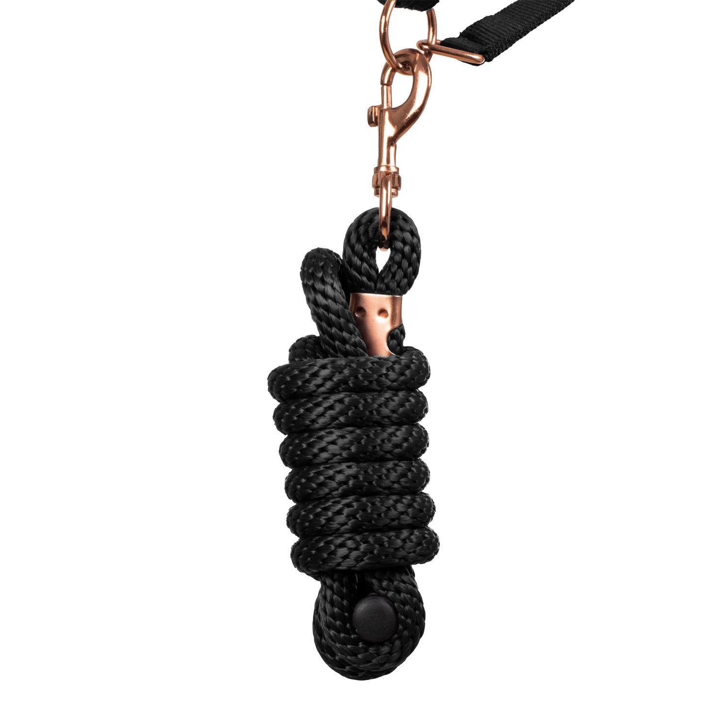 Cabezada de nailon línea rose gold Supreme - Negro