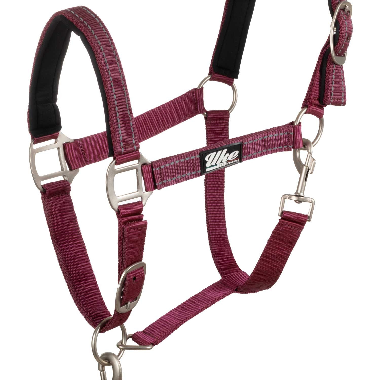 Cabezale de nailon c/cabo modelo reflectante Uke - Burdeos