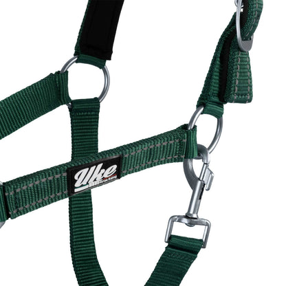 Cabezale de nailon c/cabo modelo reflectante Uke - Verde oscuro