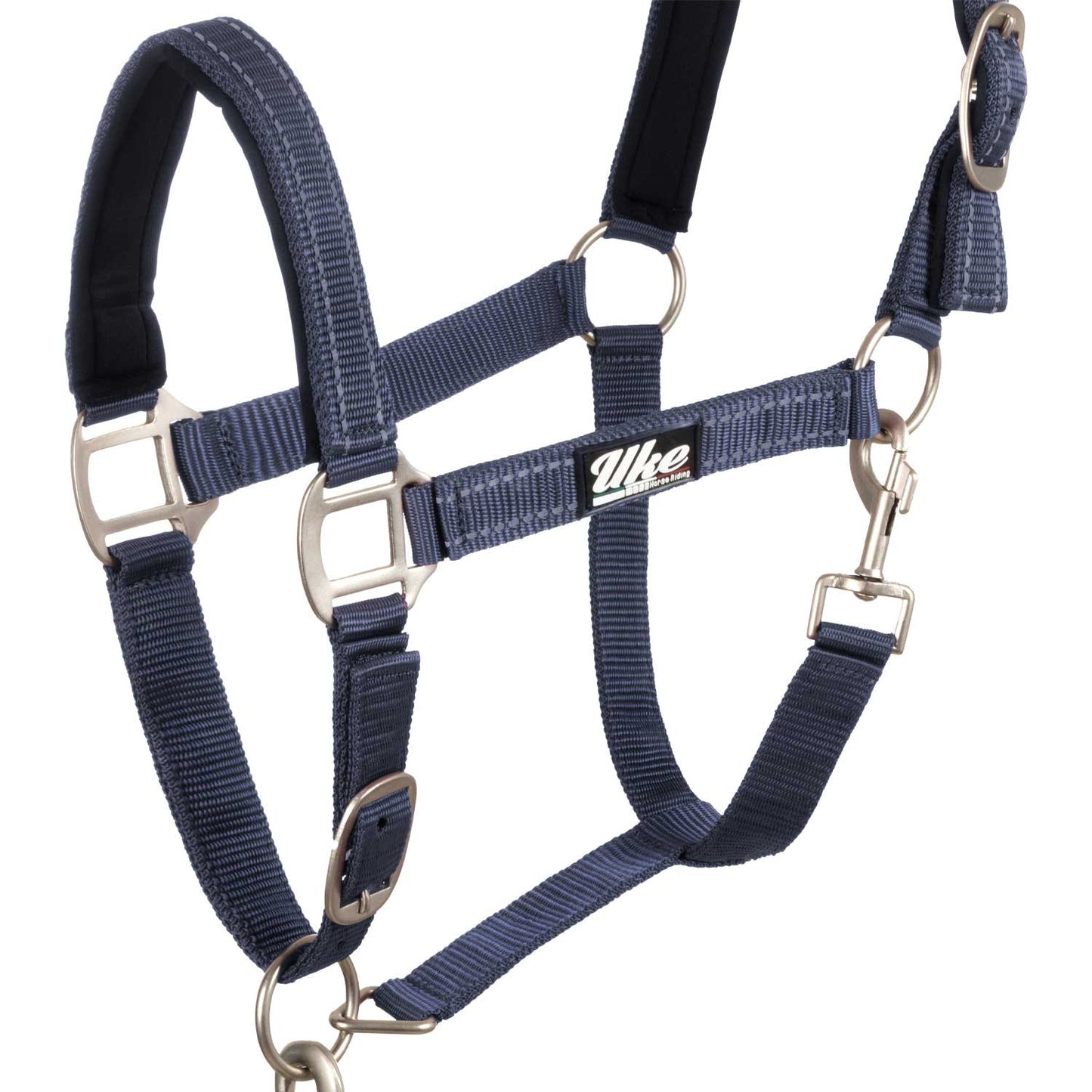 Cabezale de nailon c/cabo modelo reflectante Uke - Azul marino