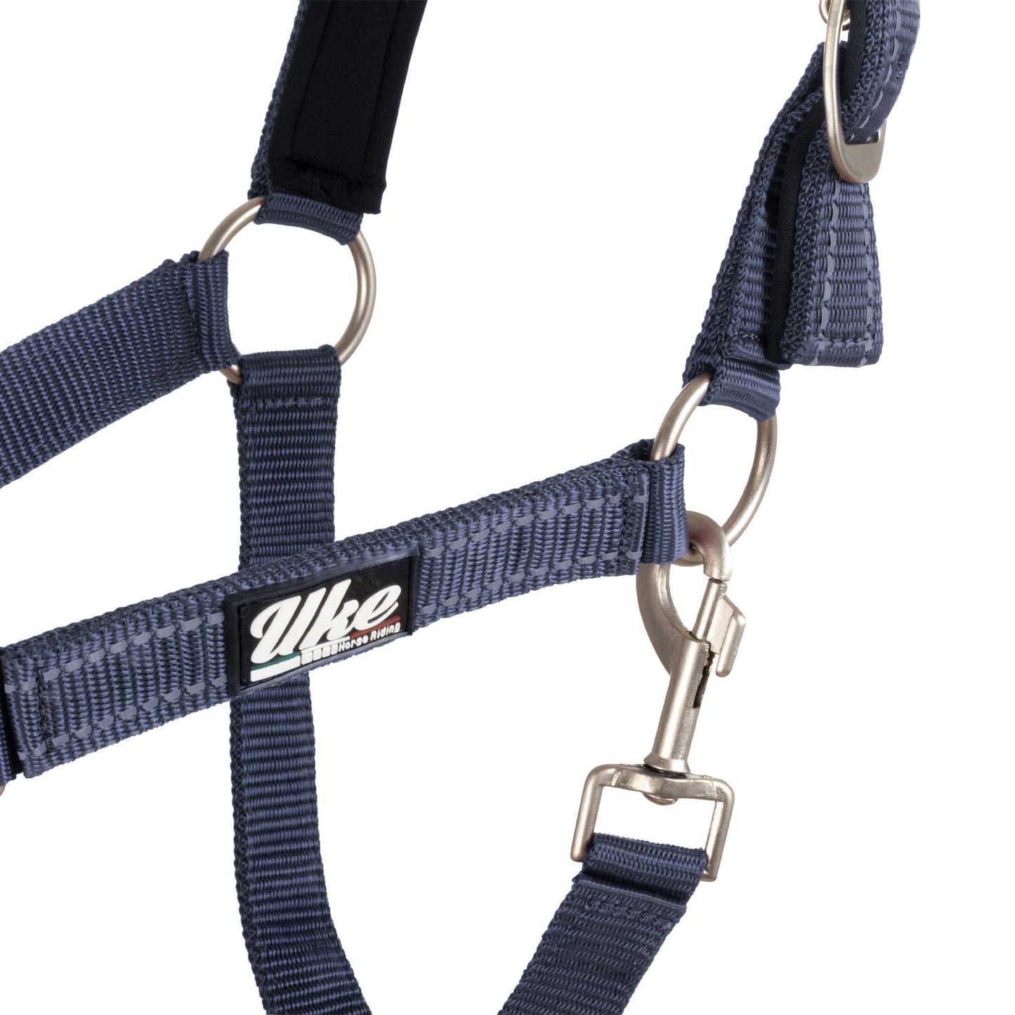 Cabezale de nailon c/cabo modelo reflectante Uke - Azul marino