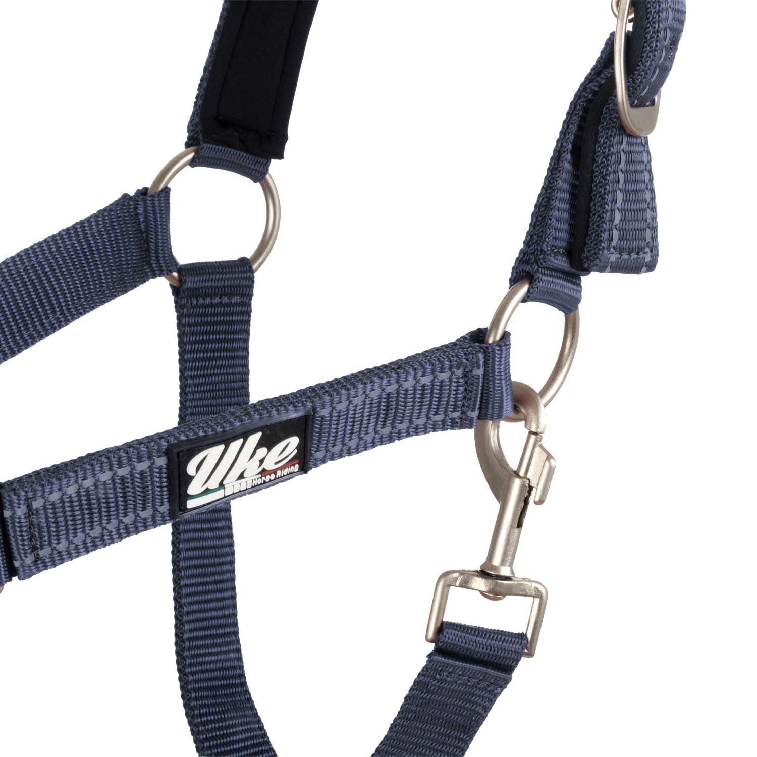 Cabezale de nailon c/cabo modelo reflectante Uke - Azul marino