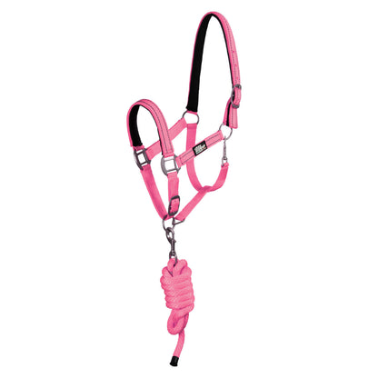 Cabezale de nailon c/cabo modelo reflectante Uke - Rosa