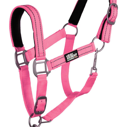 Cabezale de nailon c/cabo modelo reflectante Uke - Rosa