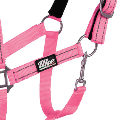 Cabezale de nailon c/cabo modelo reflectante Uke - Rosa
