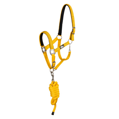 Cabezale de nailon c/cabo modelo reflectante Uke - Amarillo