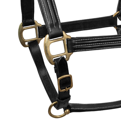 Cabezada Supreme cuero triple - Negro