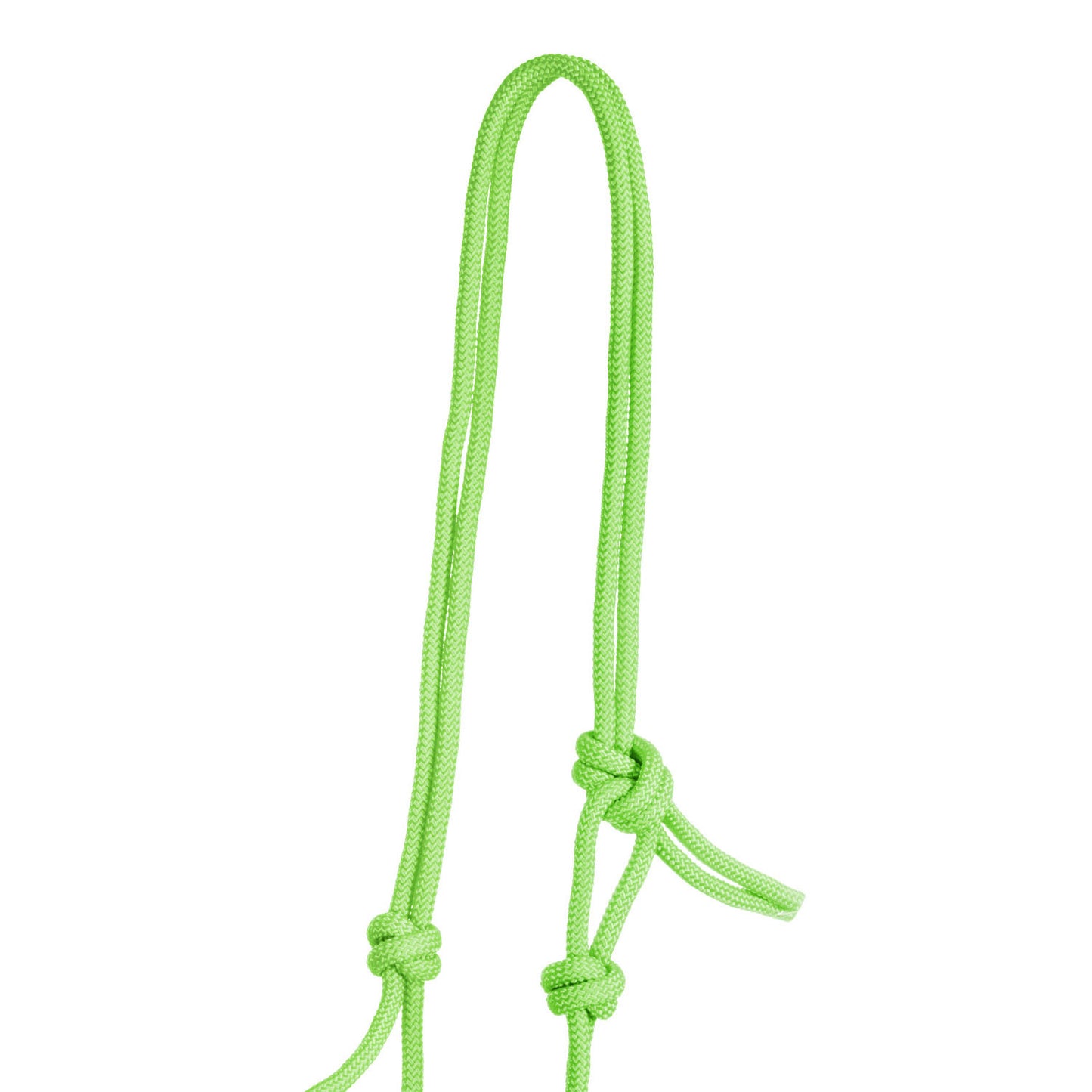 Cabezada cuerda anudada Pool's - Lime