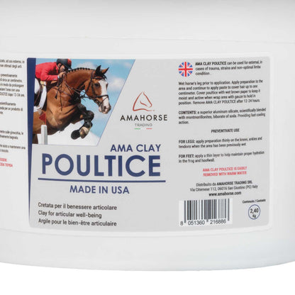 Cataplasma de amaclay hecho en EE. UU. (2,40 kg) AmaHorse