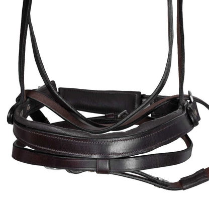 Testera bitless horse ball con riendas Umbria Equitazione - Marrón