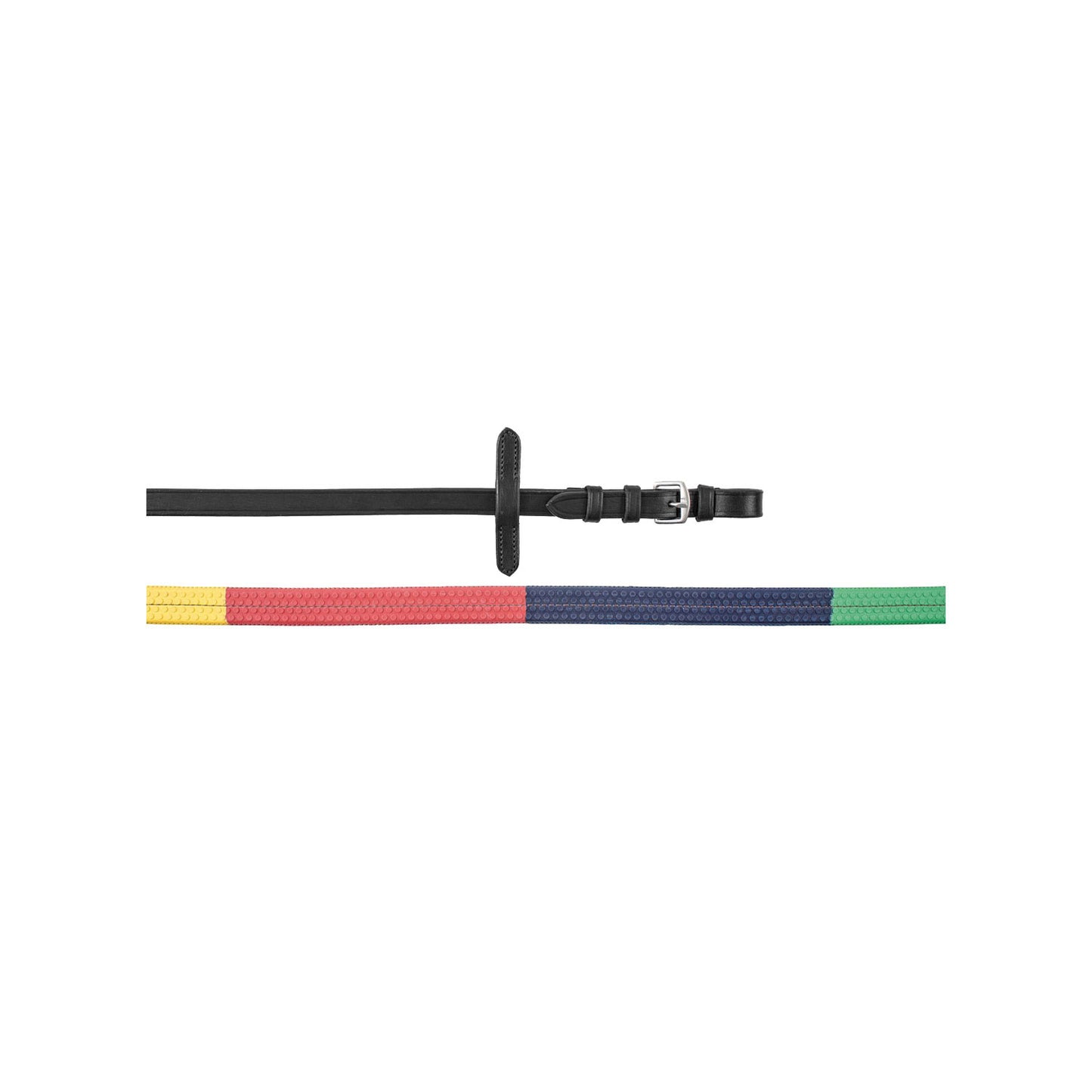 Riendas de goma multicolor Supreme - Negro