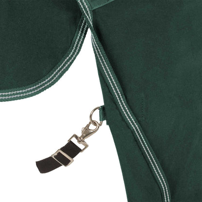 Manta de algodón modelo Málaga Umbria Equitazione - Verde