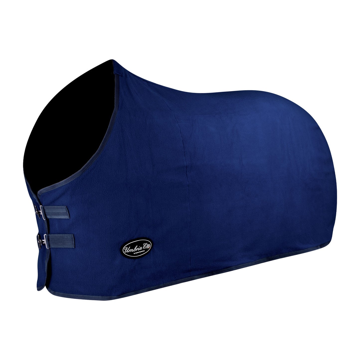 Manta polar antipilling modelo Yukon Umbria Equitazione - Azul marino