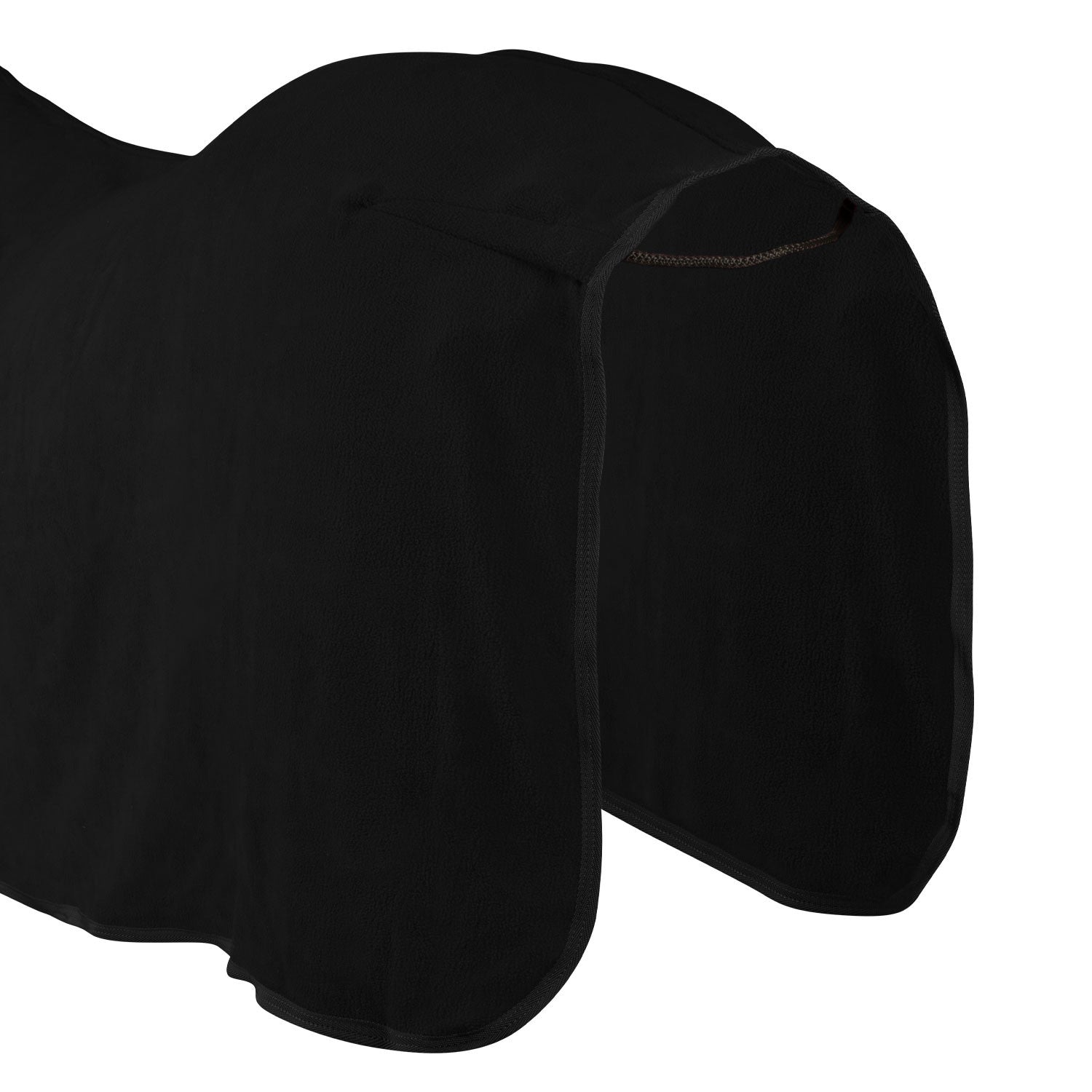 Manta polar antipilling con cuello modelo Yukon+ Umbria Equitazione - Negro